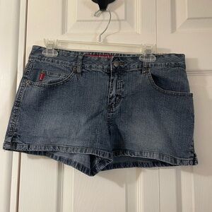 Mudd Women's Blue Denim Shorts